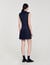 Robe courte tailleur plissée 