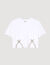 T-shirt court orné de strass