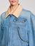 Blouson en jean à studs