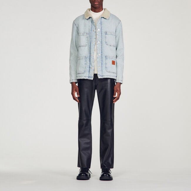 Blouson worker en denim