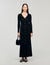 Robe longue en maille fantaisie
