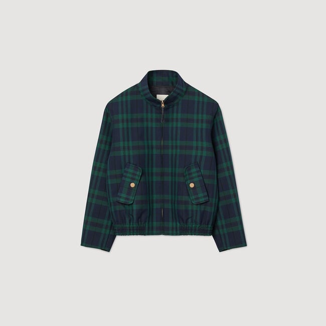 Blouson à carreaux
