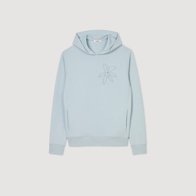 Hoodie fleur à capuche