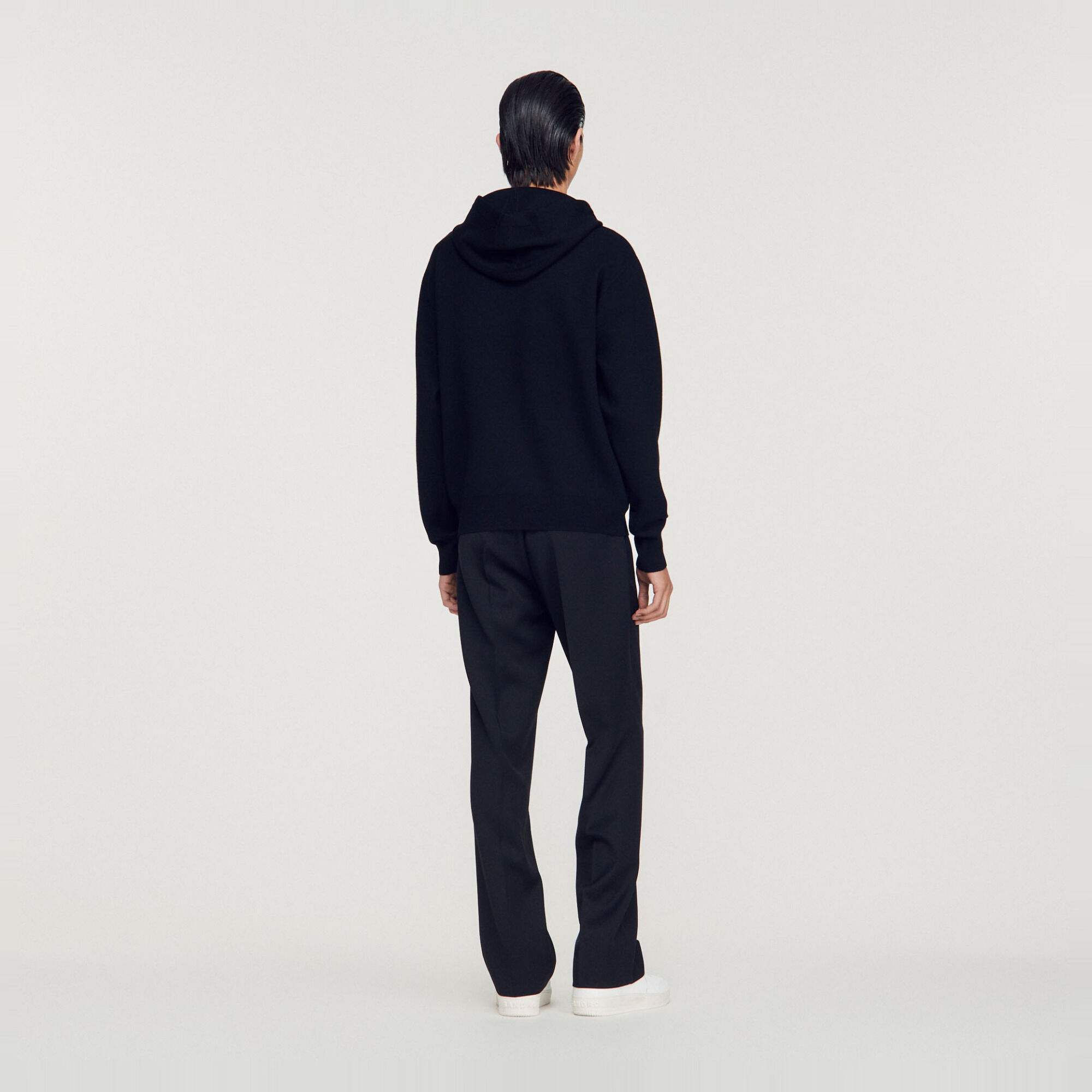 Hoodie en maille tricotée