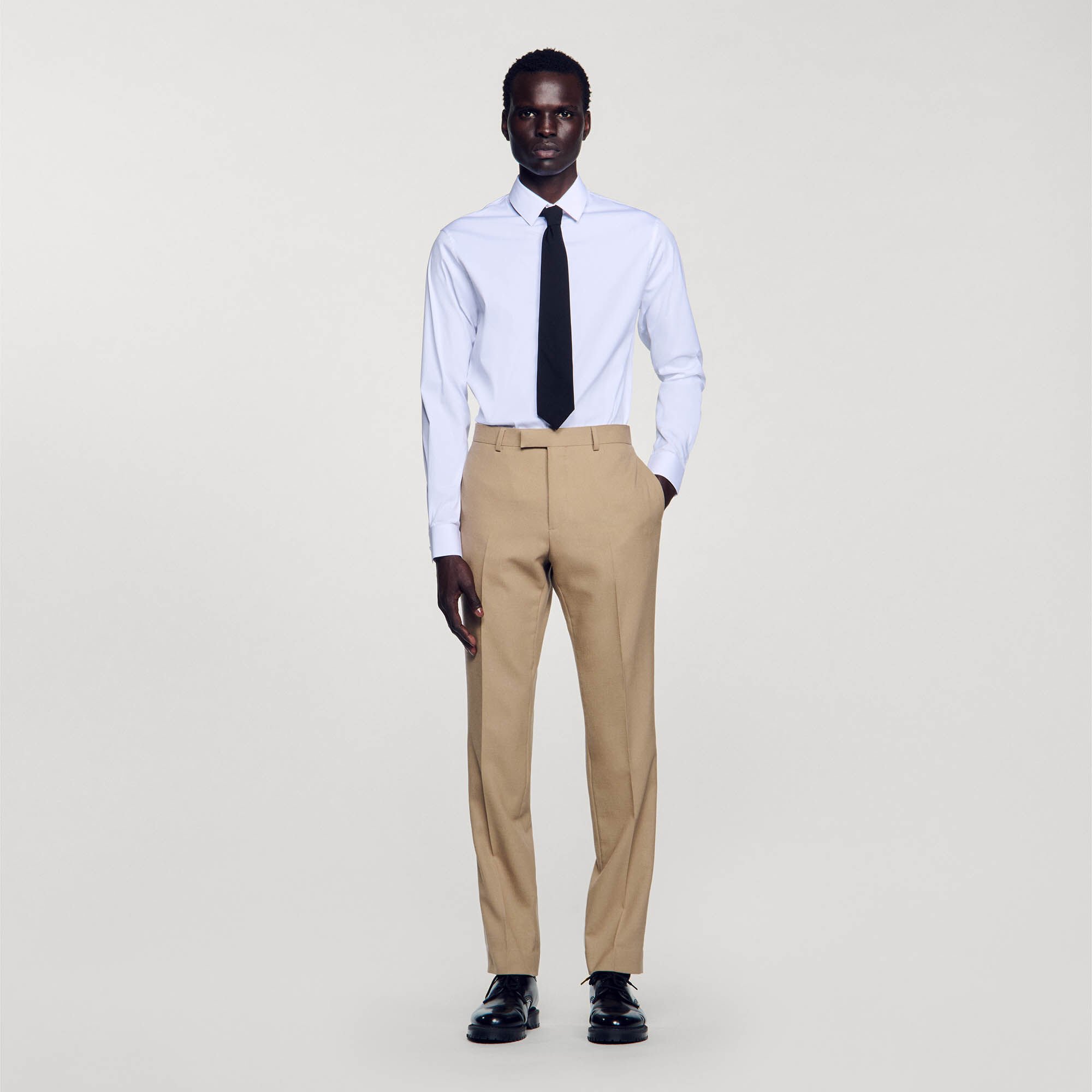 Pantalon de costume en laine