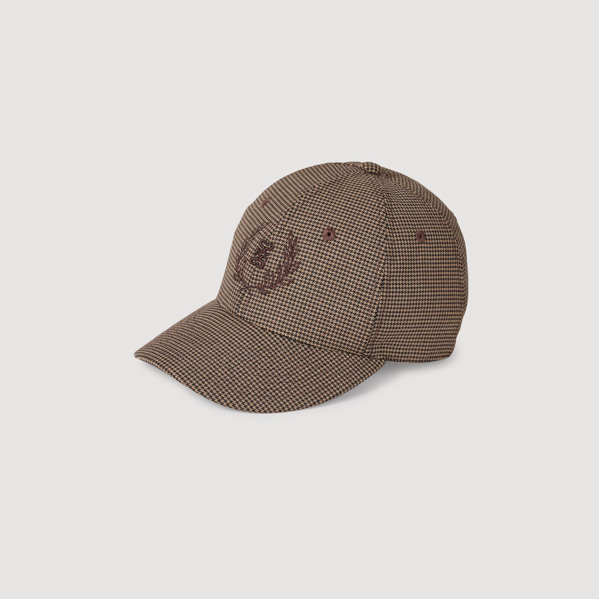Casquette à imprimé pied de puce