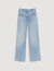 Jean large zippé
