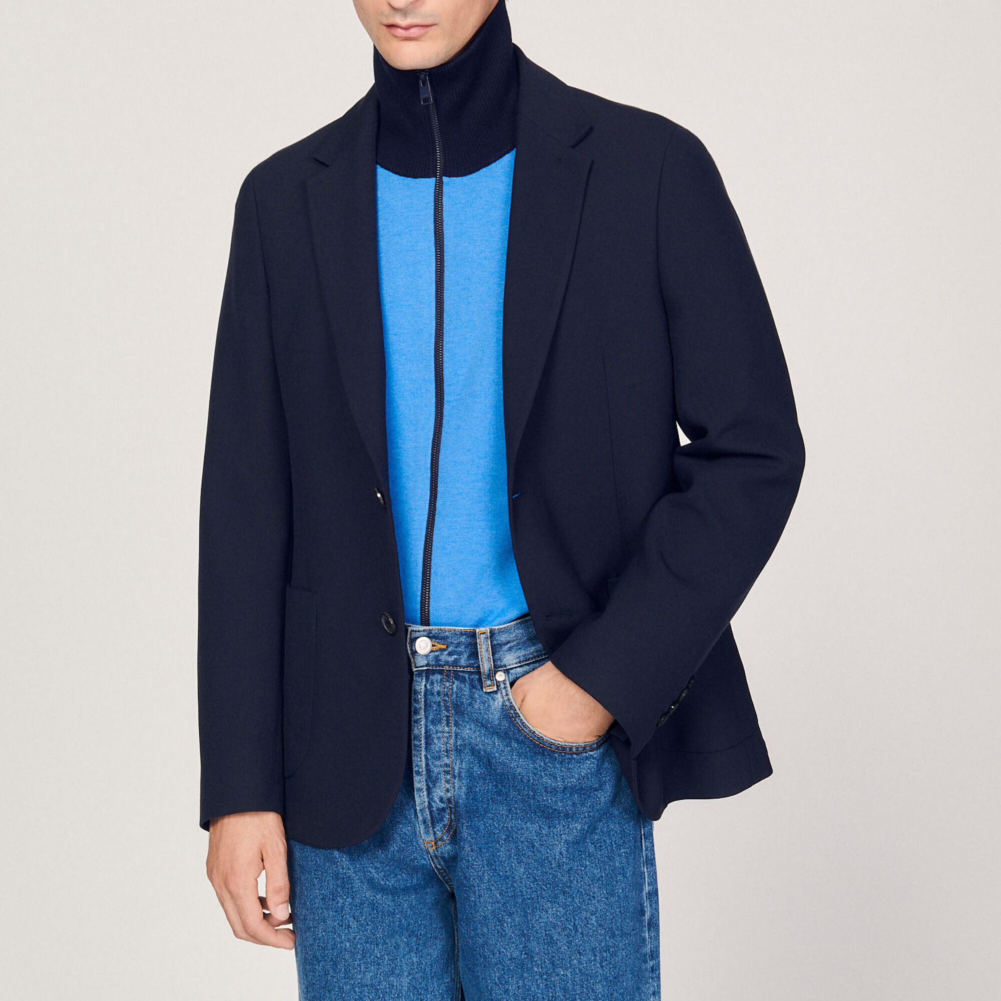Veste destructurée homme clearance