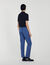 Pantalon élastiqué en laine