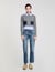 Pull court en laine et cachemire