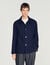 Blouson worker en laine boutonn&eacute;
