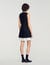 Robe courte bicolore en tweed - Femme | Sandro Paris