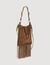 Sac en cuir et su&egrave;de &agrave; franges