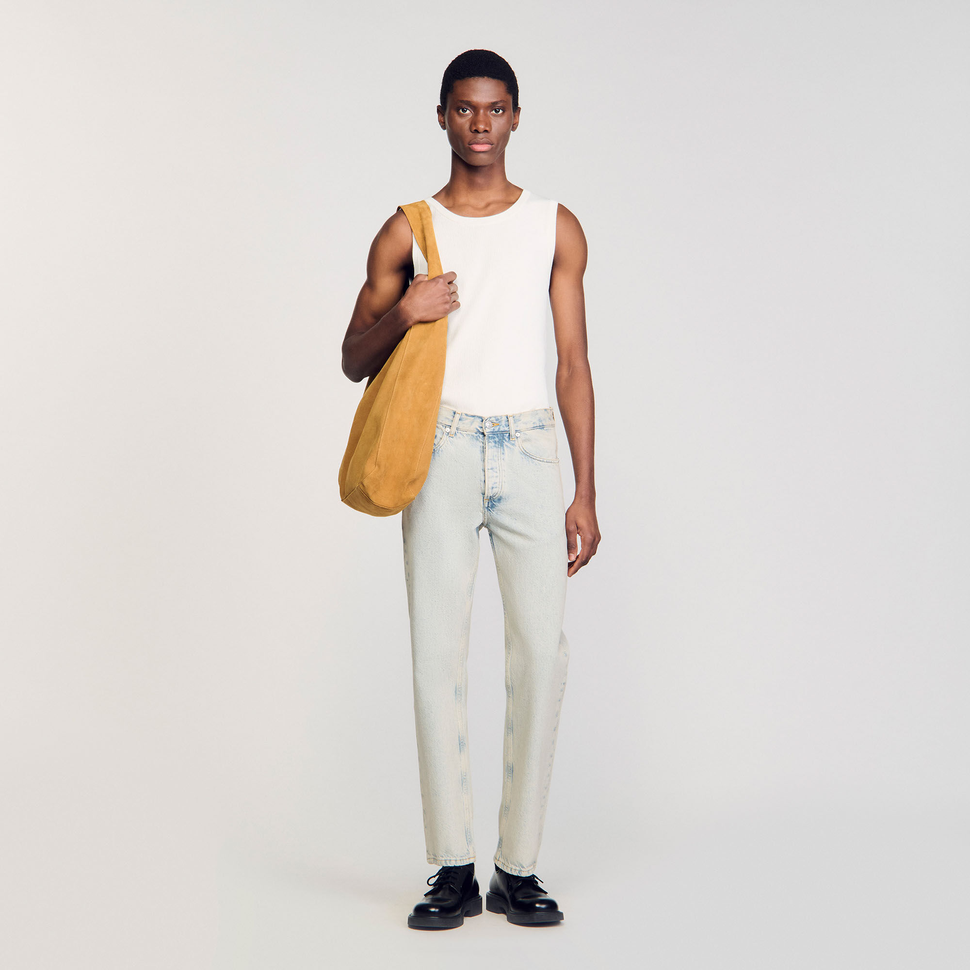 Jean regular délavé