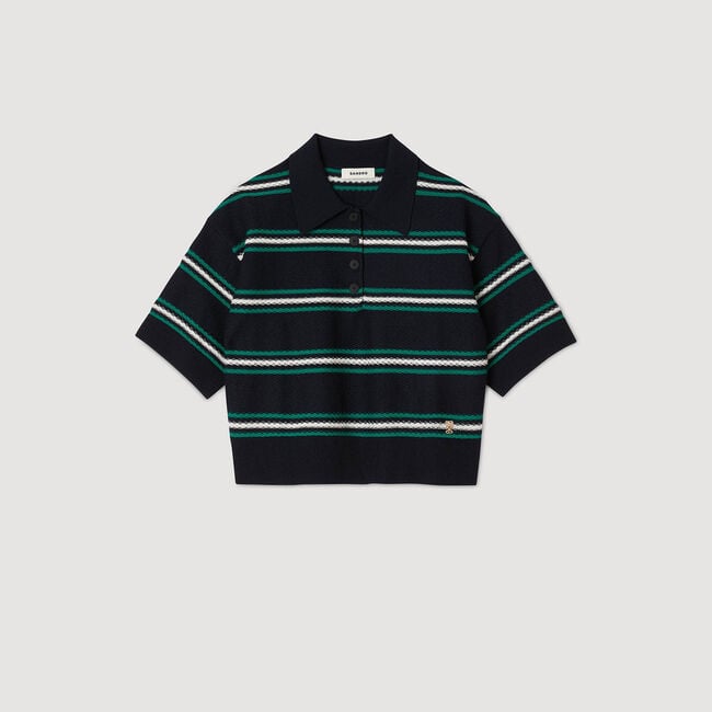 Pull à col polo