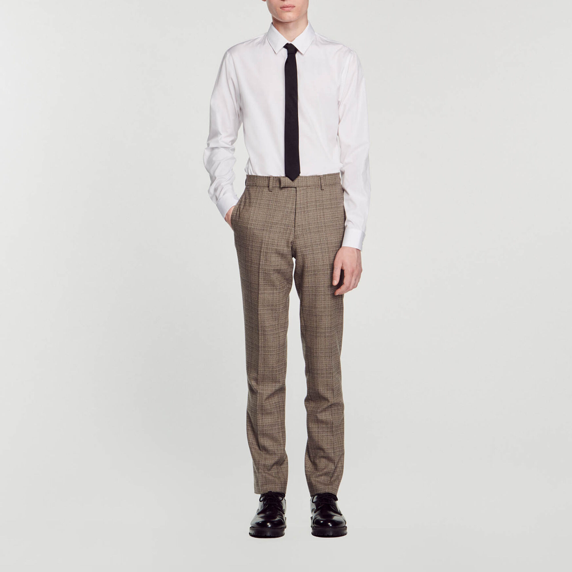 Pantalon de costume en laine