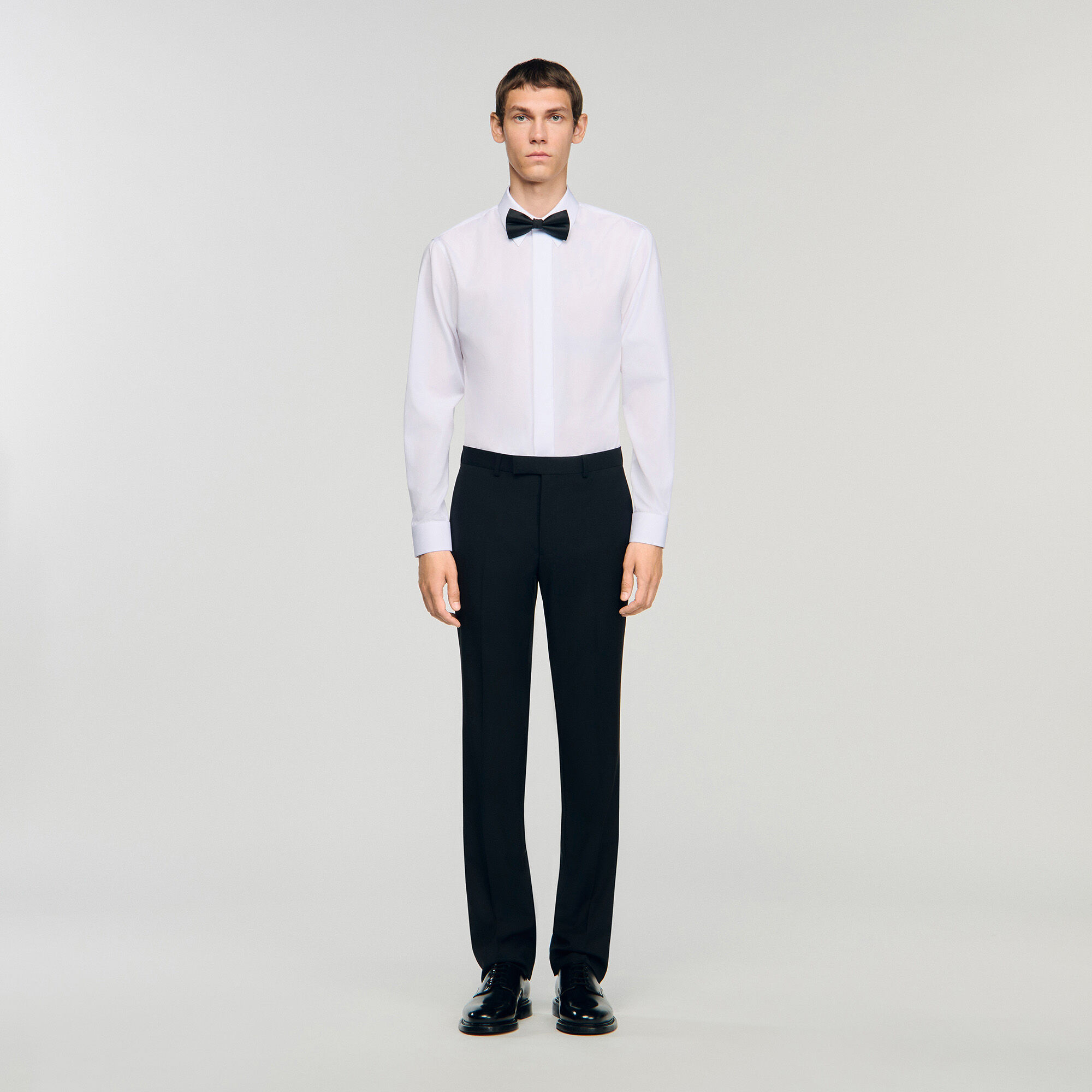 Pantalon détails satinés