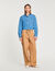 Chemise courte en jean