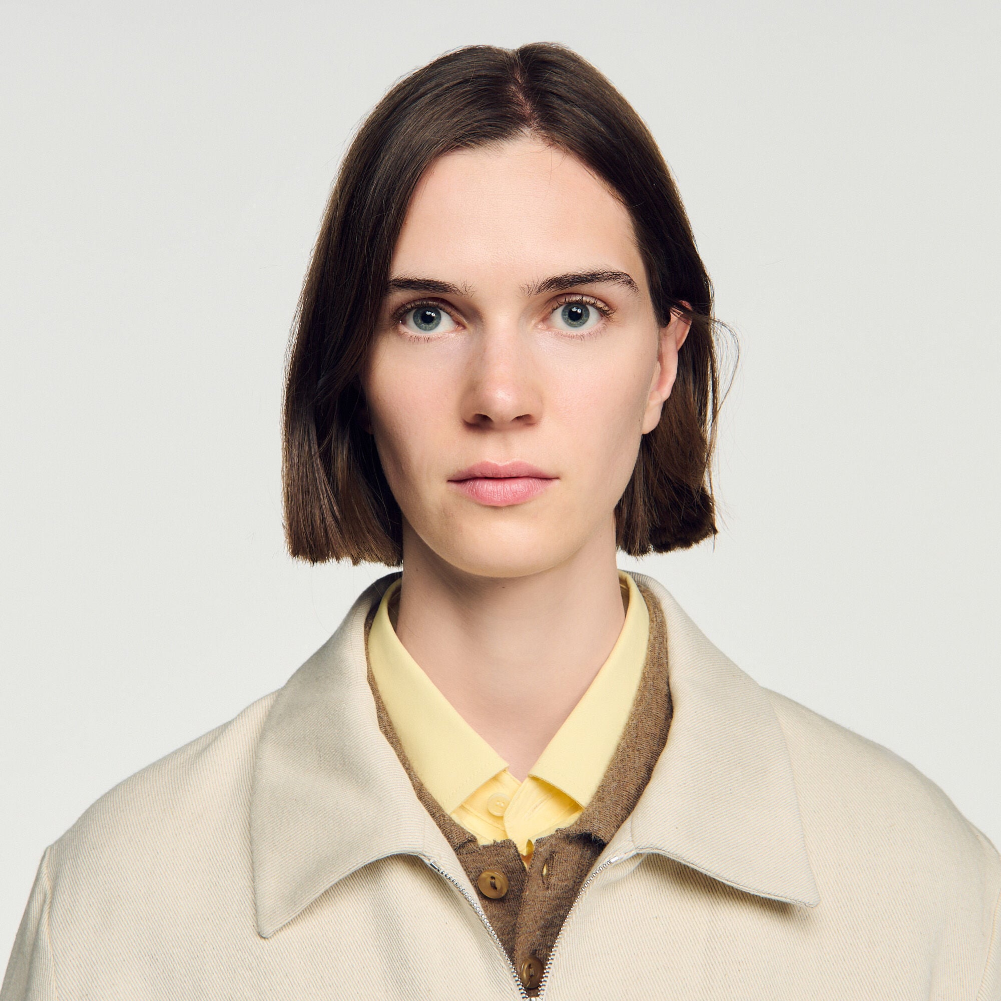 Blouson zipp&eacute; en coton - Mixte | Sandro Paris