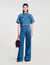Chemise courte en denim