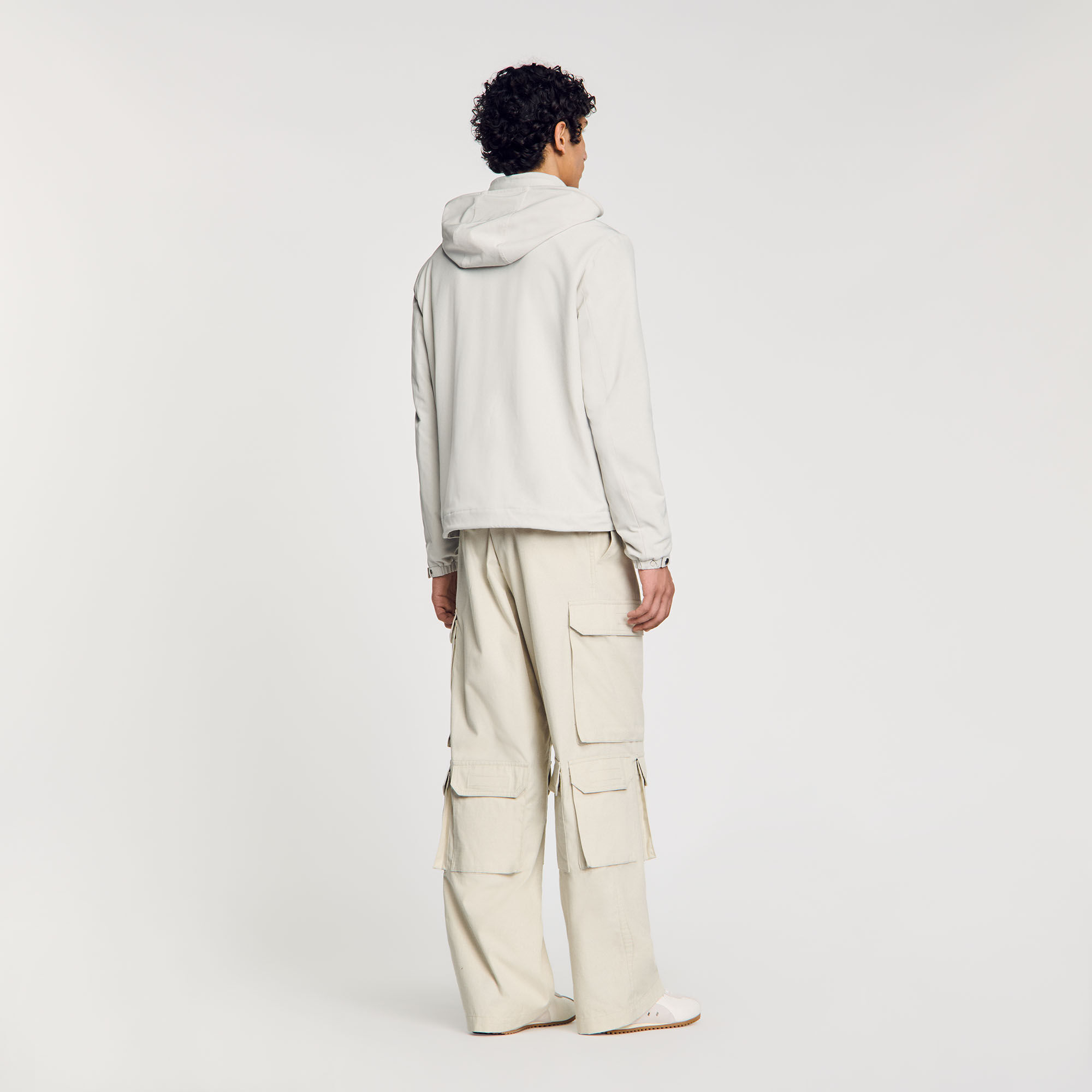 Blouson zippé à capuche