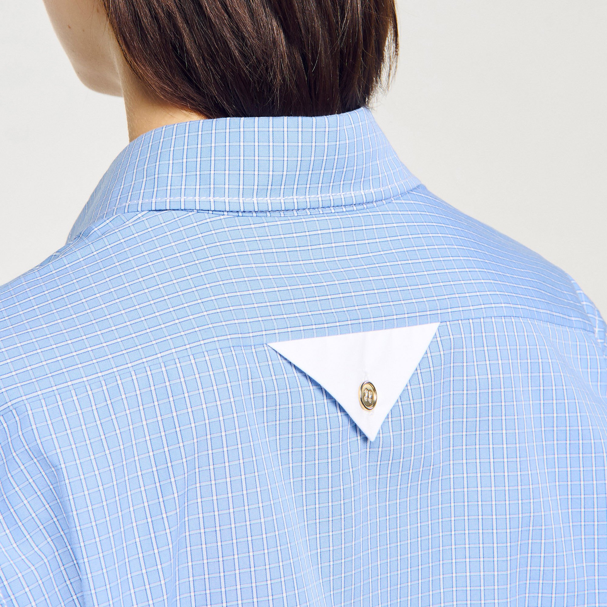 Chemise à carreaux oversize