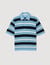 Polo rayé en maille