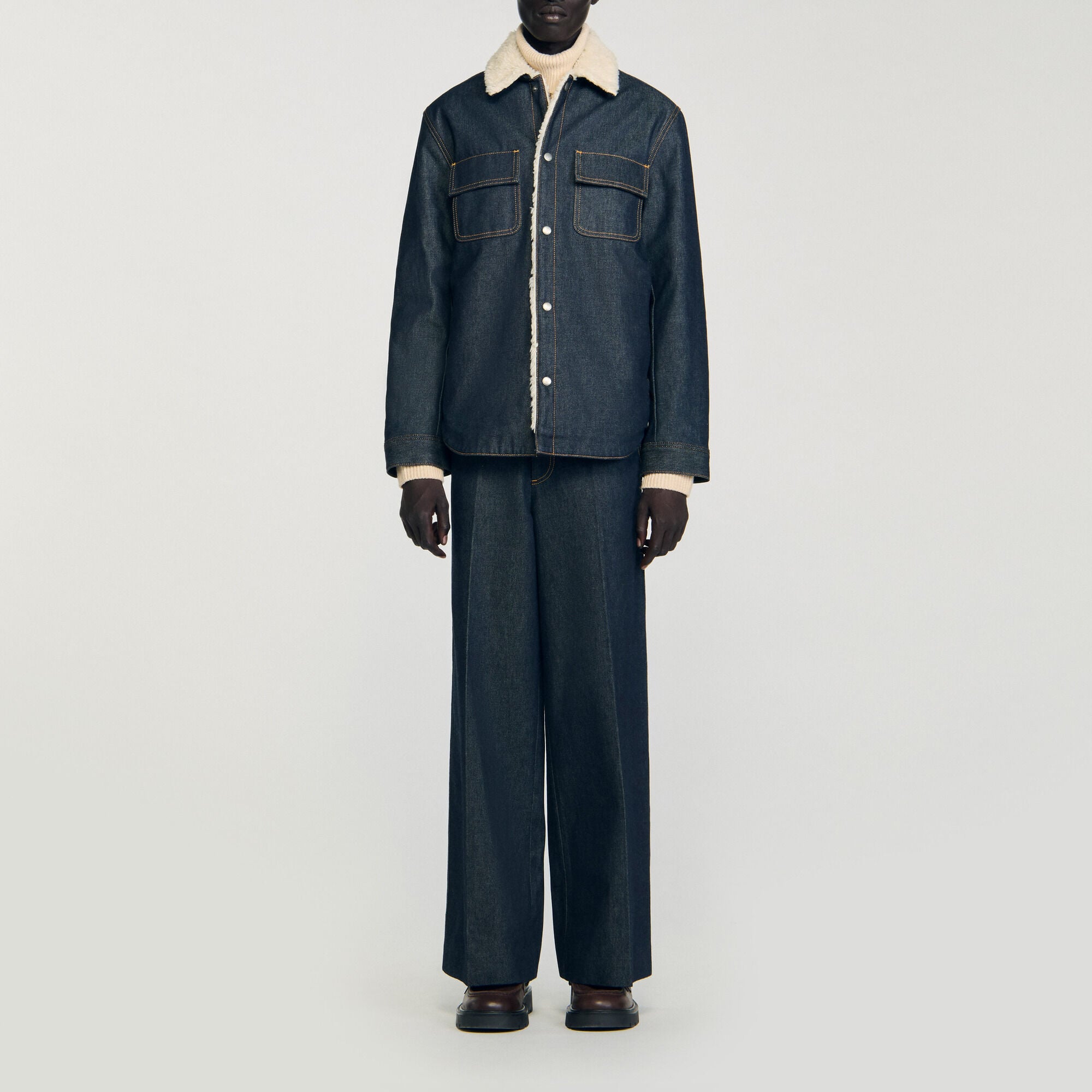 Surchemise en denim - Homme | Sandro Paris