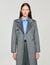 Manteau à carreaux double face