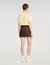 Jupe short à pli 