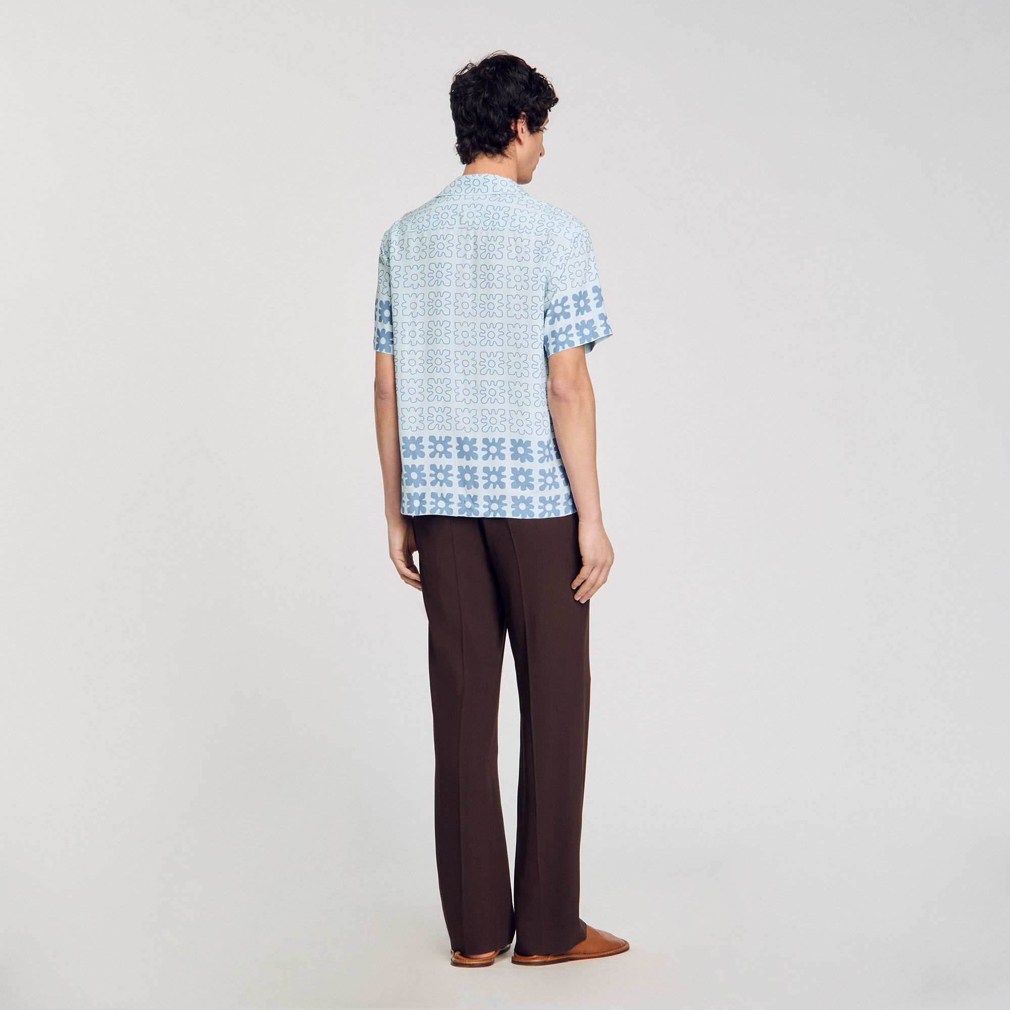 Chemise à imprimé fleuri