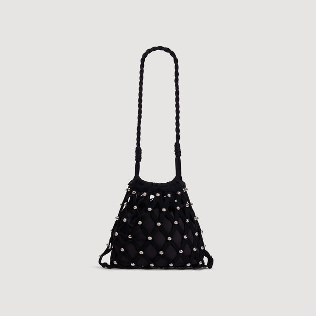 Sac en maille effet filet &agrave; studs