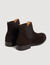 Chelsea Boots en cro&ucirc;te de cuir - Homme | Sandro Paris