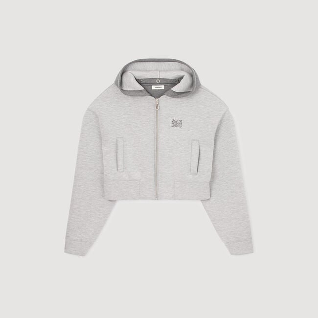 Sweatshirt à capuche amovible