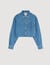 Chemise courte en jean