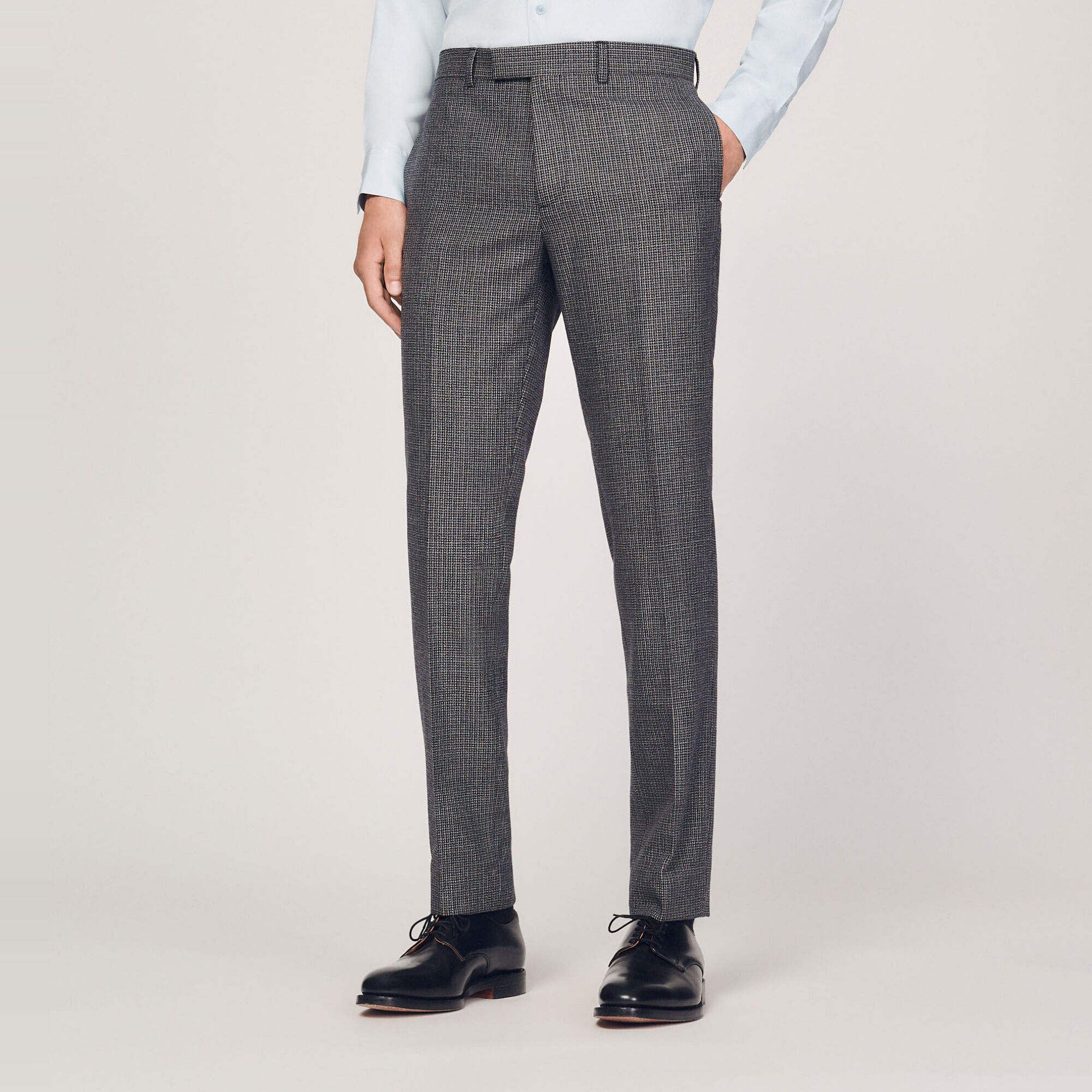 Pantalon de costume en laine vierge