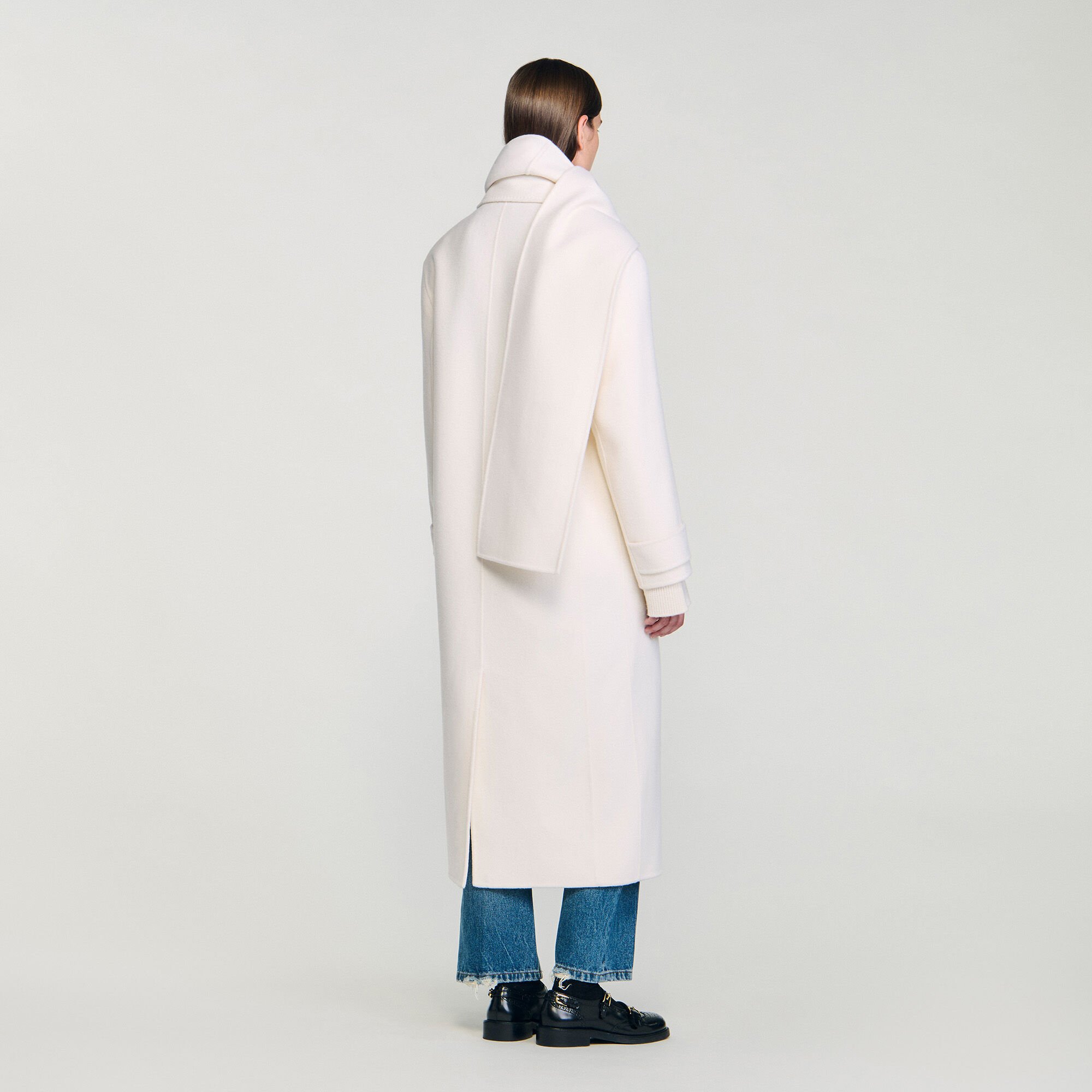 Manteau oversize en laine