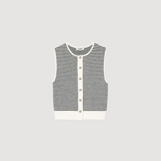 Gilet à rayures