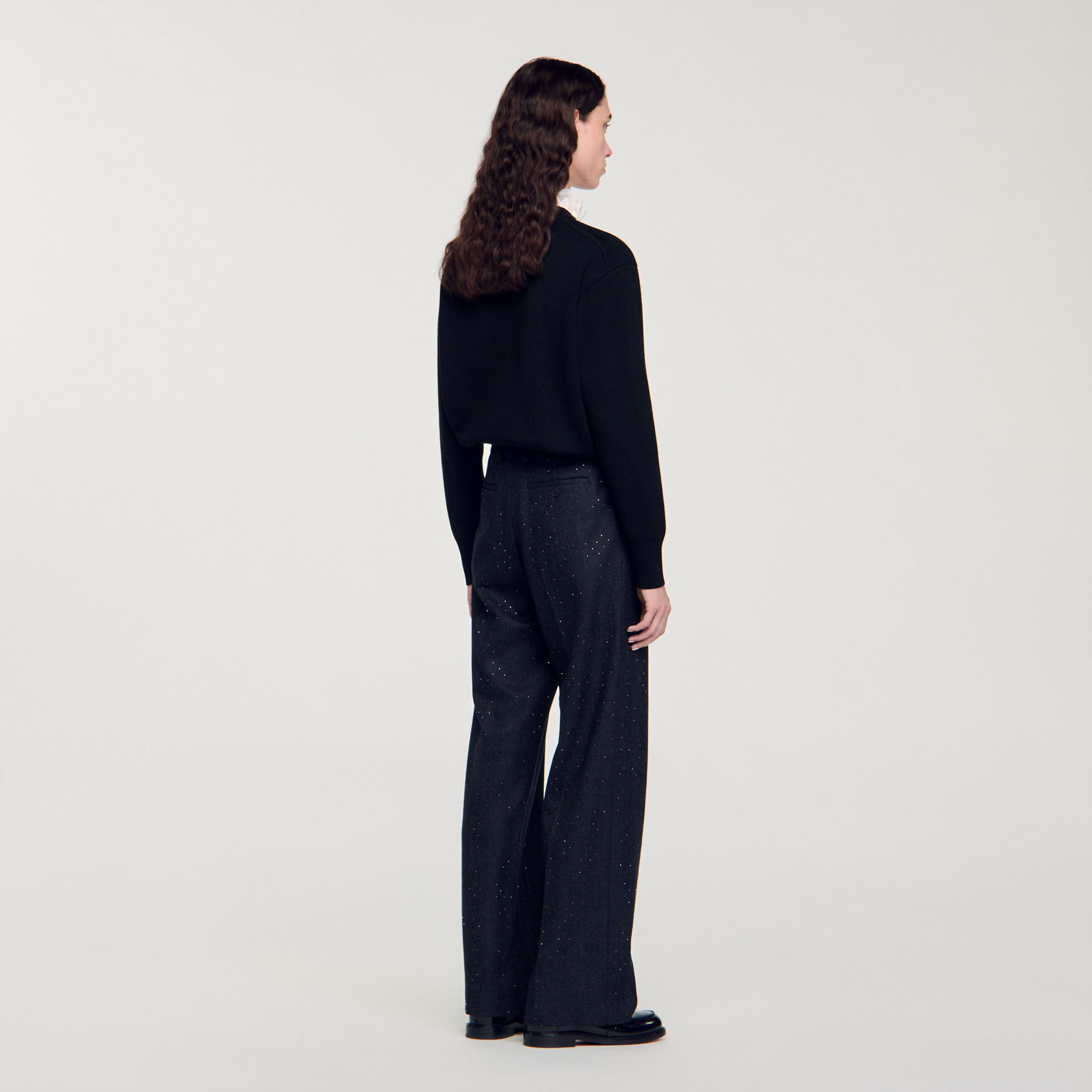 Pantalon de costume strassé