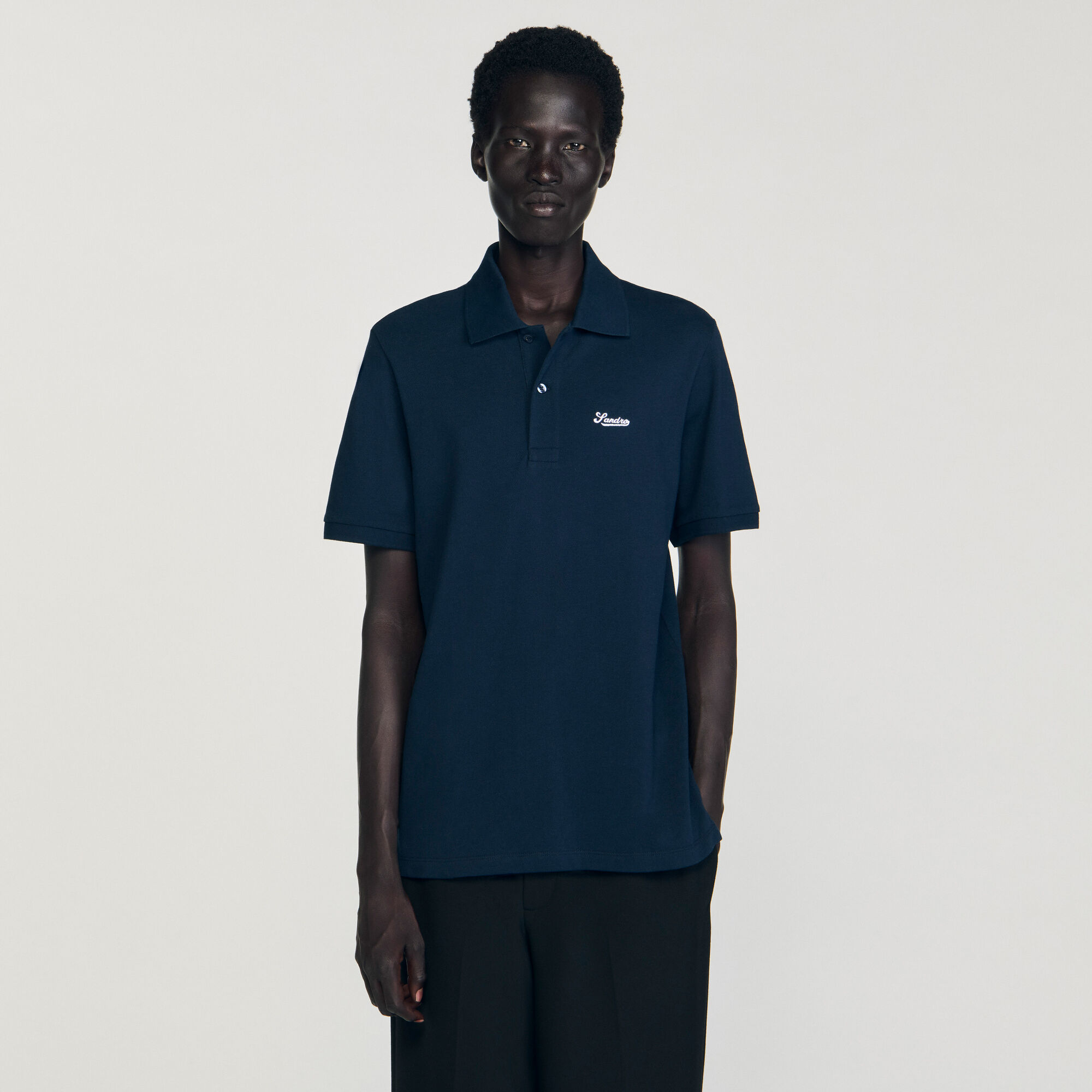 Polo en coton piqué