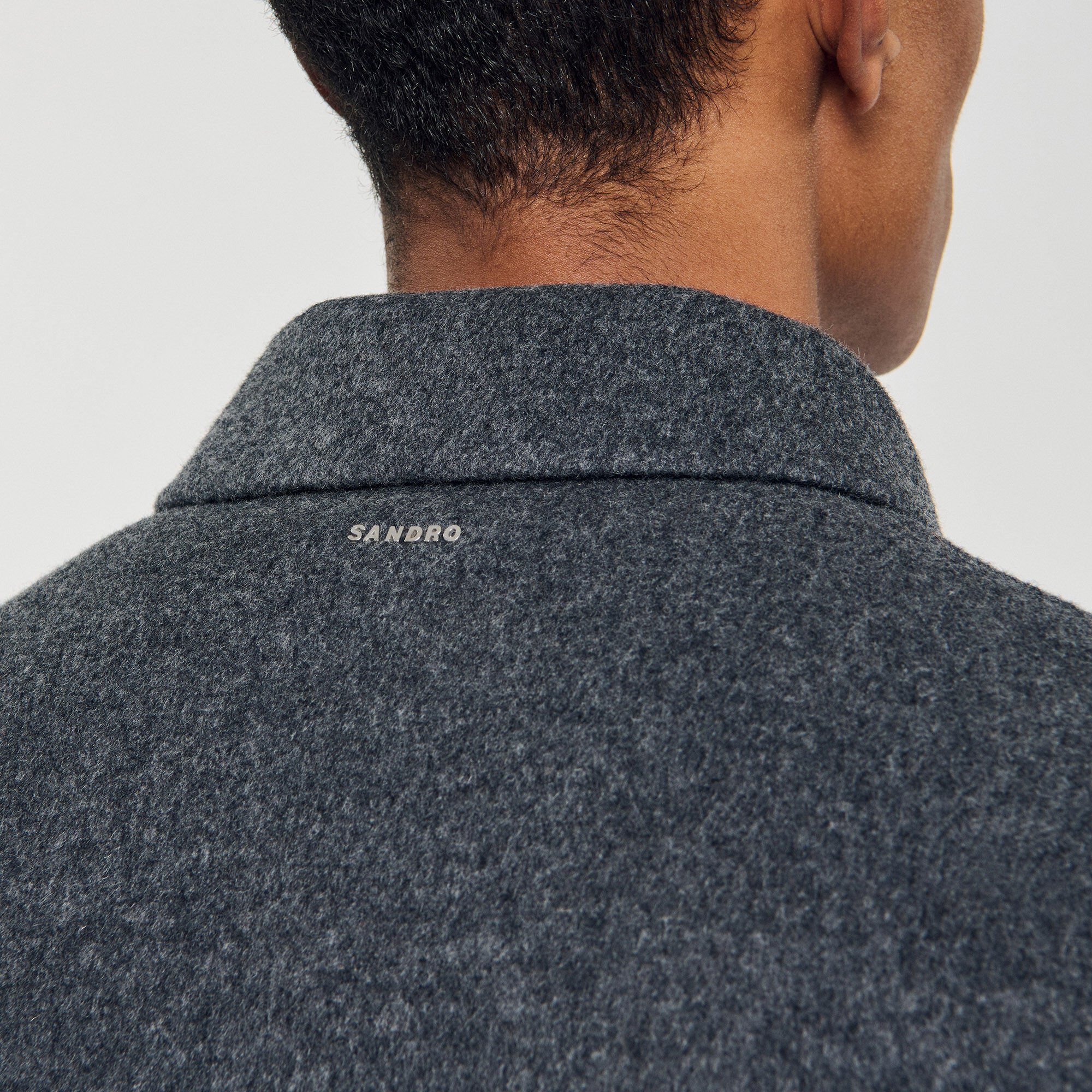 Blouson en laine double face