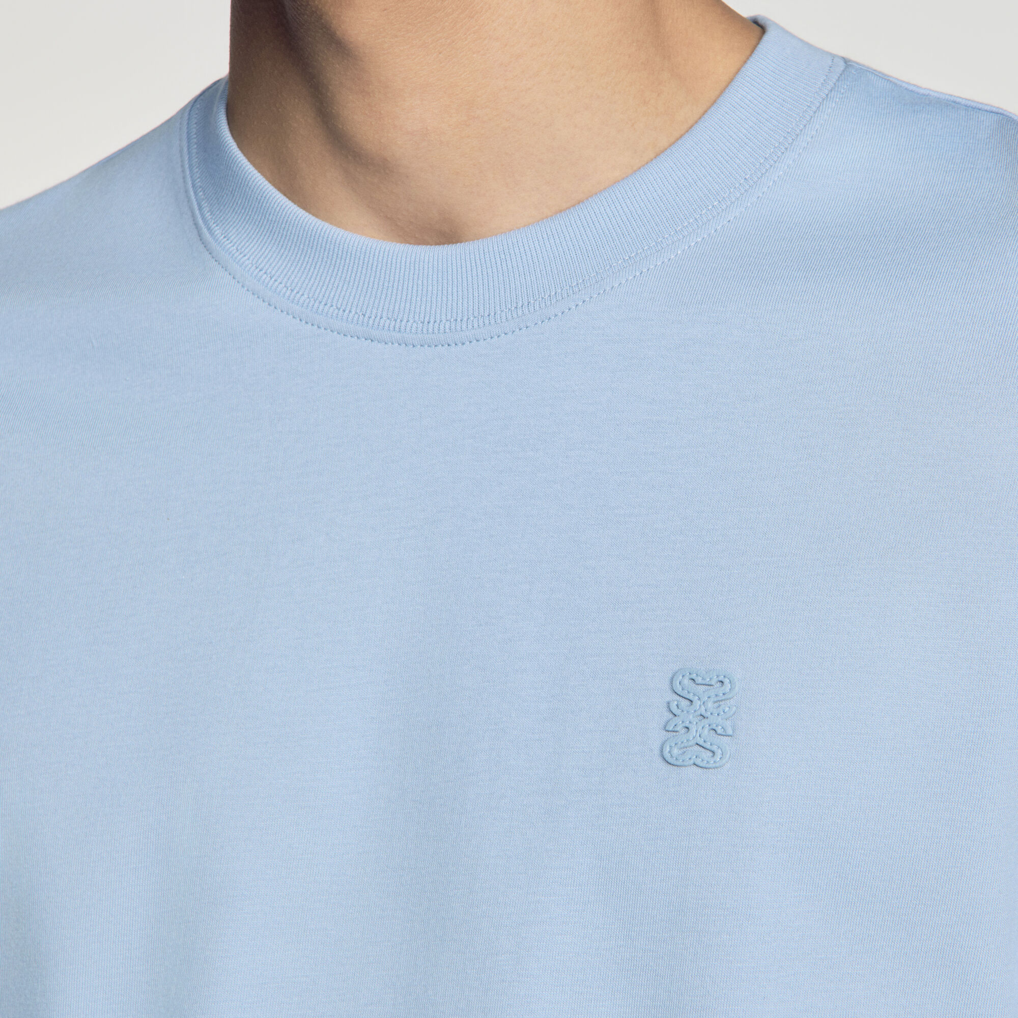 T-shirt en coton &agrave; logo