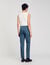 Pantalon droit élastiqué