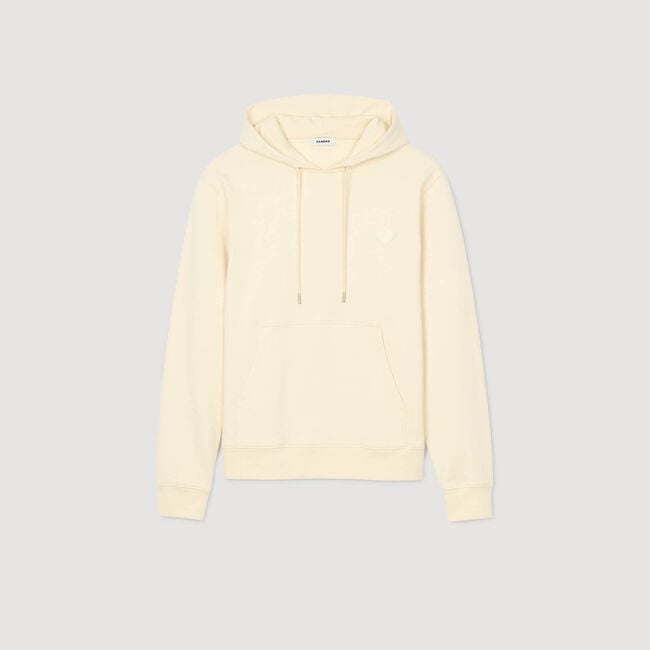 Sweatshirt &agrave; patch c&oelig;ur