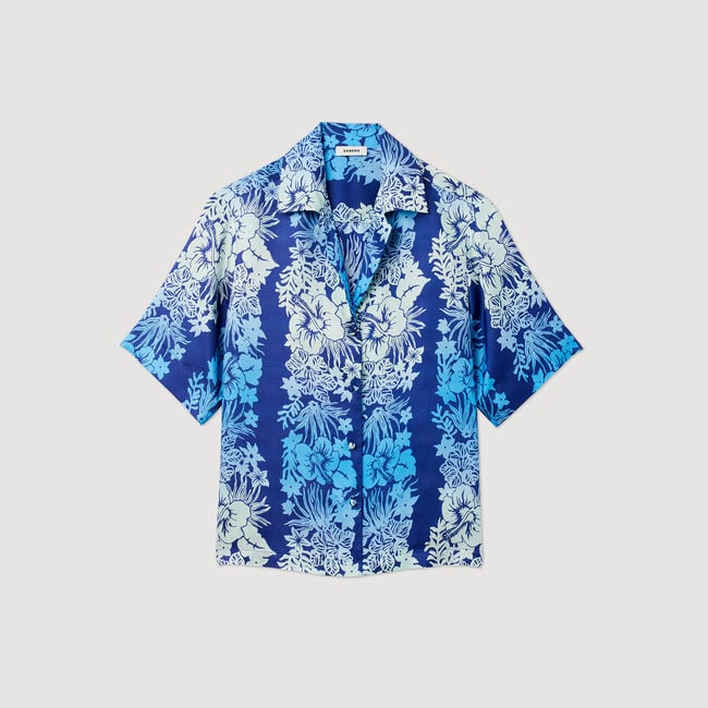 Chemise à imprimé Hawaï