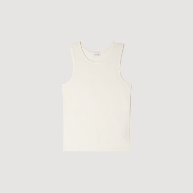 D&eacute;bardeur en maille col rond