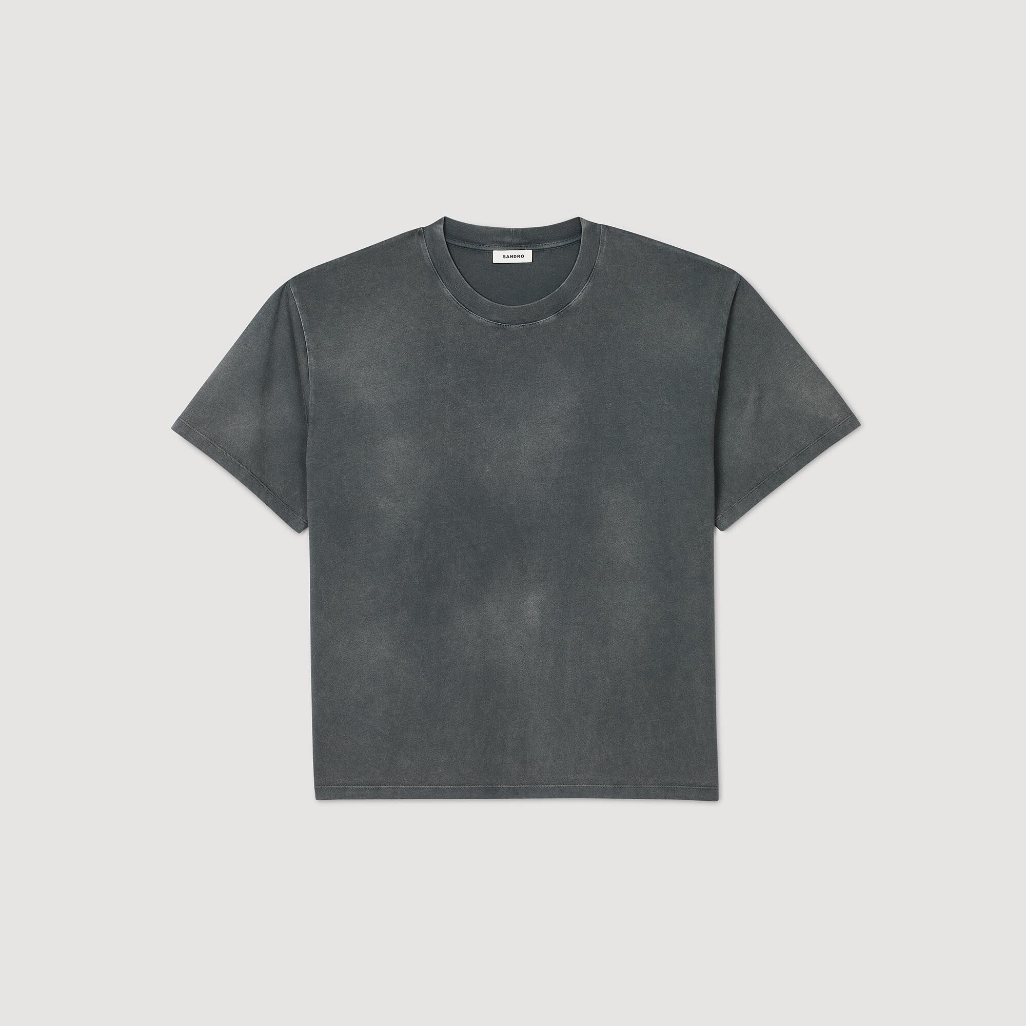 T-shirt effet délavé
