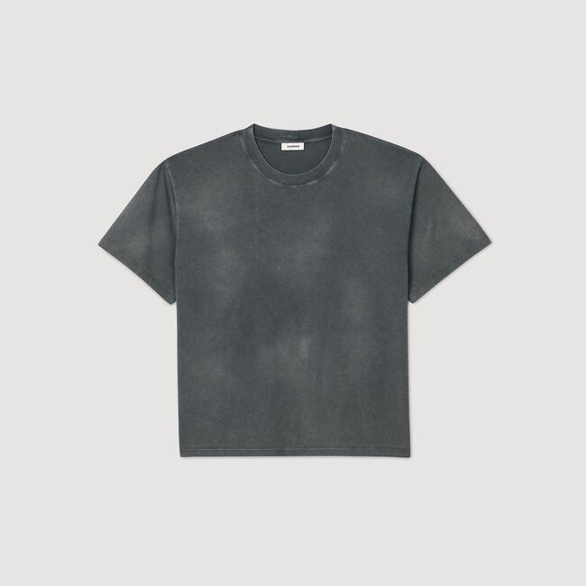 T-shirt effet délavé