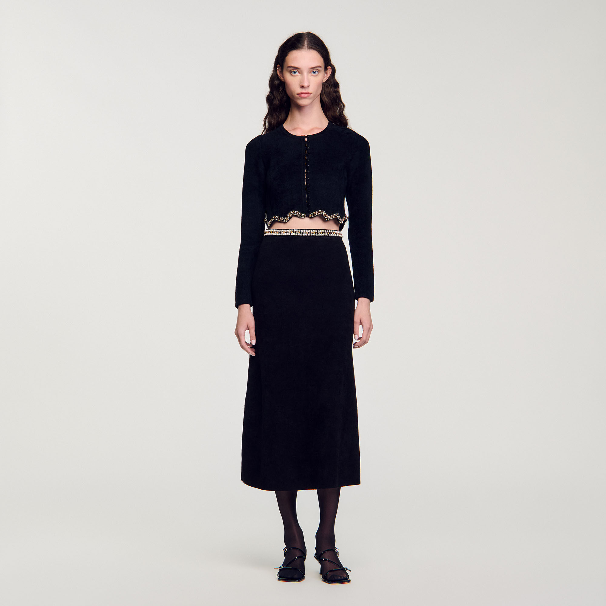 Robe velours sandro top