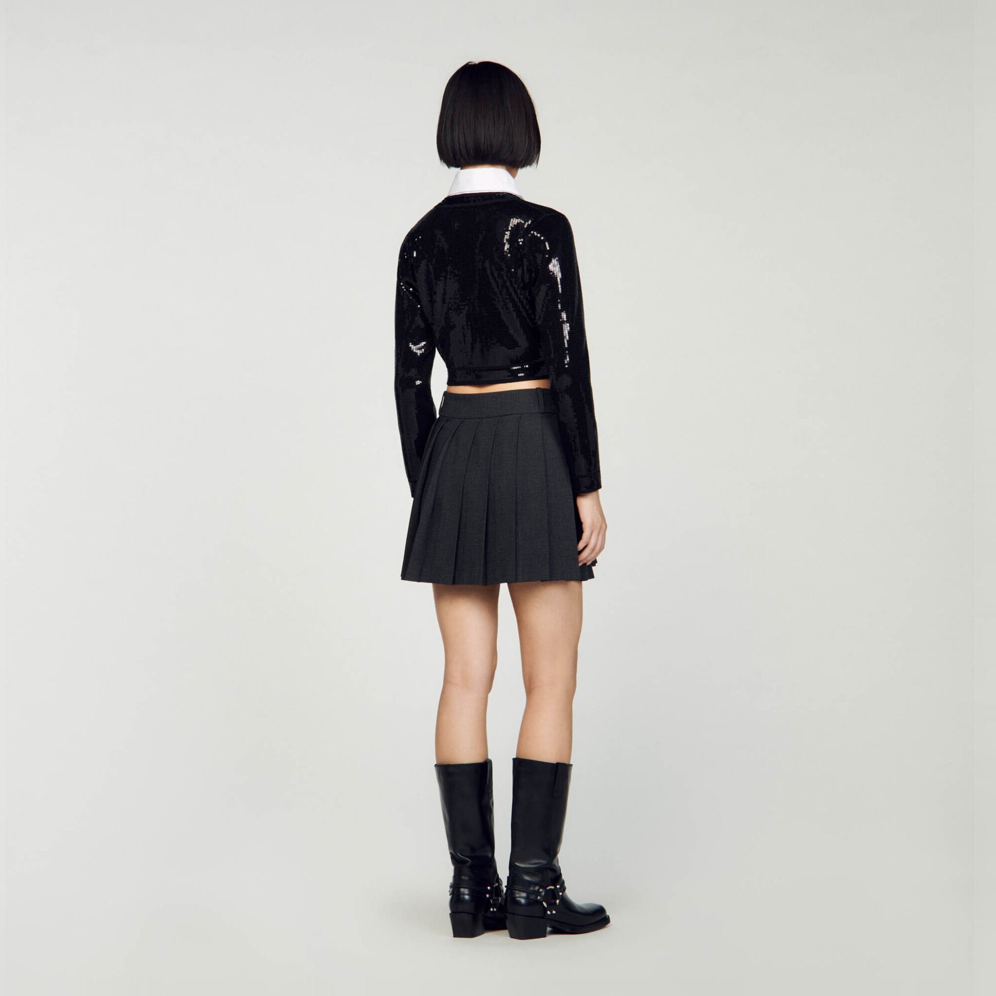 Mini jupe à carreaux